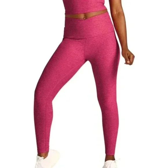 Beyond Yoga Spacedye Caught in the Midi Size XS Legging Cranberry - Picture 1 of 5